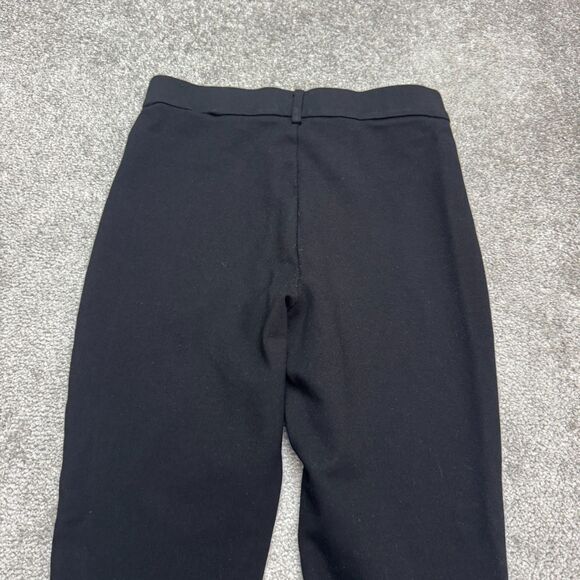 Zara High Rise Slim Fit Ankle Trouser Pants Womens Medium Black Classic 26x25.5 - Picture 11 of 13